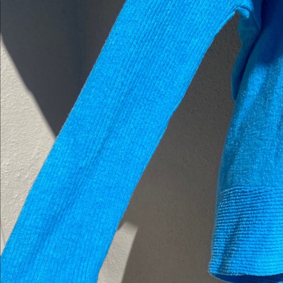 Zenana Ribbed Trim Round Neck Long Sleeve Top XL ocean blue - Picture 8 of 13